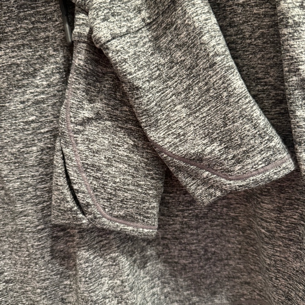 Athleta Gray Uptempo Hooded Athletic Pullover XS - Picture 6 of 10
